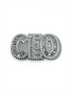 Silver 925 Moissanite VVS CEO Ring – Size 10