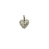 Silver 925 VVS Moissanite Broken Heart Pendant