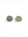 Silver 925 Moissanite VVS Round Halo Stud Earrings