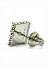 Unisex Silver 925 VVS Moissanite Princess Square Stud Earrings