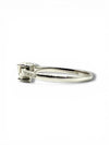 925 Silver 0.68ct VVS Moissanite Heart Cut Solitaire Ring