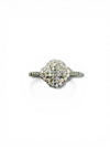 925 Silver 0.4ct VVS Moissanite Clover Cluster Ring