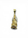 10K Two-Tone Gold Our Lady of Guadalupe Pendant