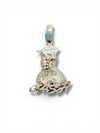 Sterling Silver VVS Moissanite Iced Cash Money Bag Pendant