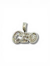 Sterling Silver VVS Moissanite CEO Pendant