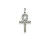 Silver 925 VVS Moissanite Ankh Pendant