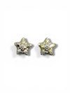Unisex Silver 925 VVS Moissanite Star Stud Earrings
